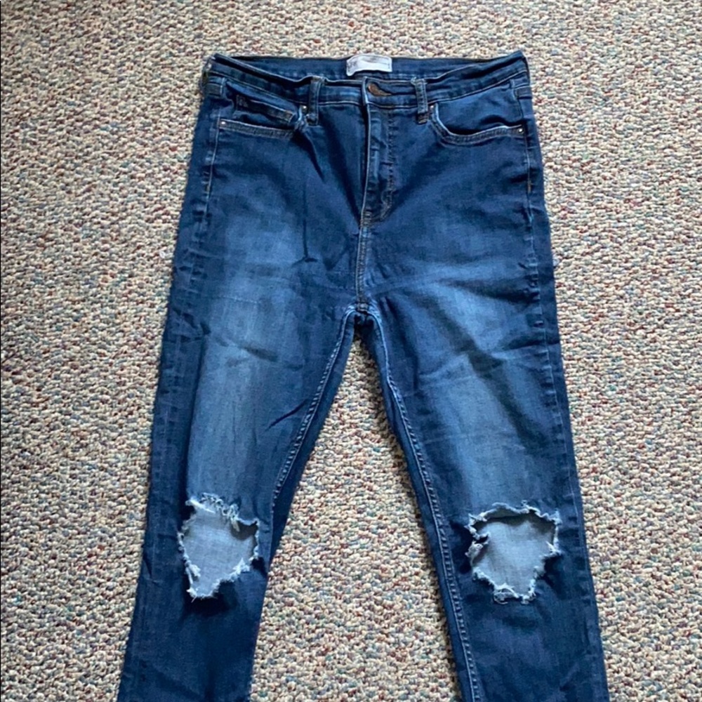 Free People ripped jeans